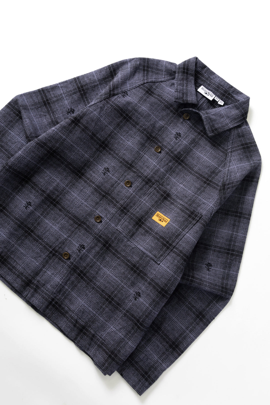 Service Works - Thistle Plaid Front Of House Jacket - Black