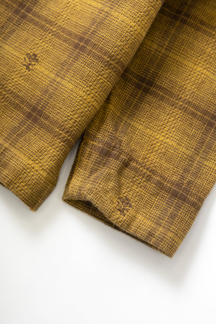 Service Works - Thistle Plaid Front Of House Jacket - Ochre