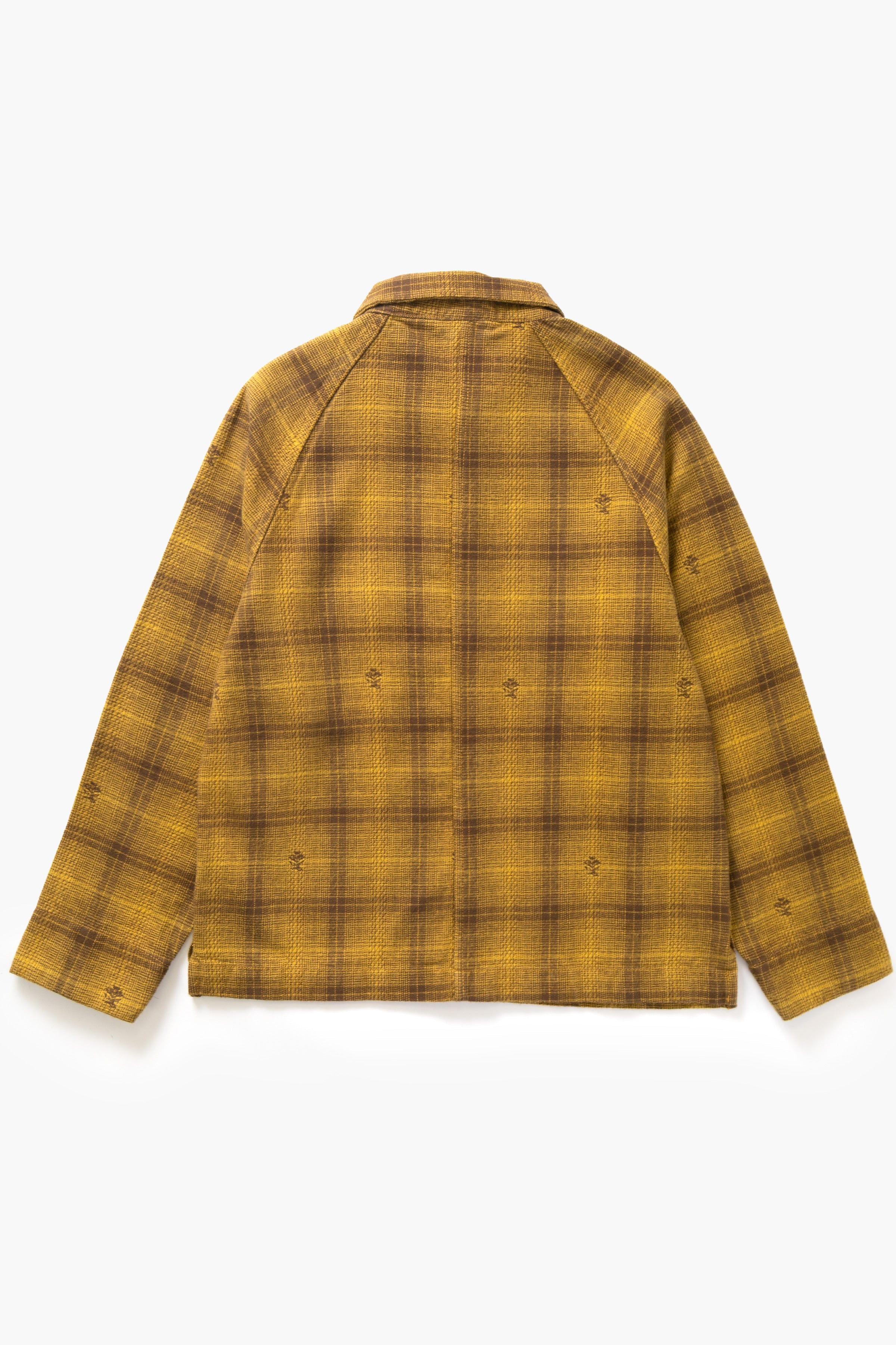 Service Works - Thistle Plaid Front Of House Jacket - Ochre