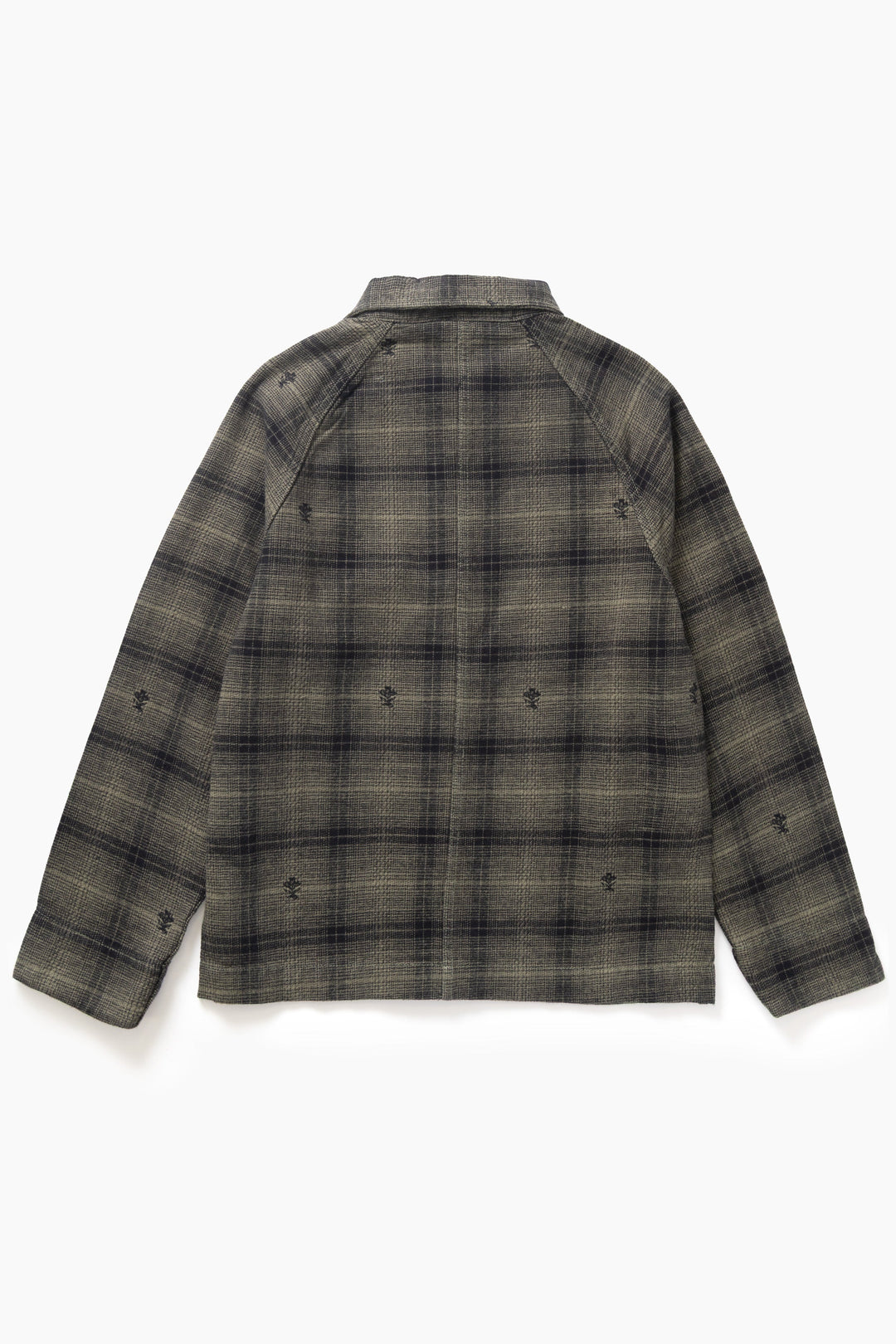 Service Works - Thistle Plaid Front Of House Jacket - Olive