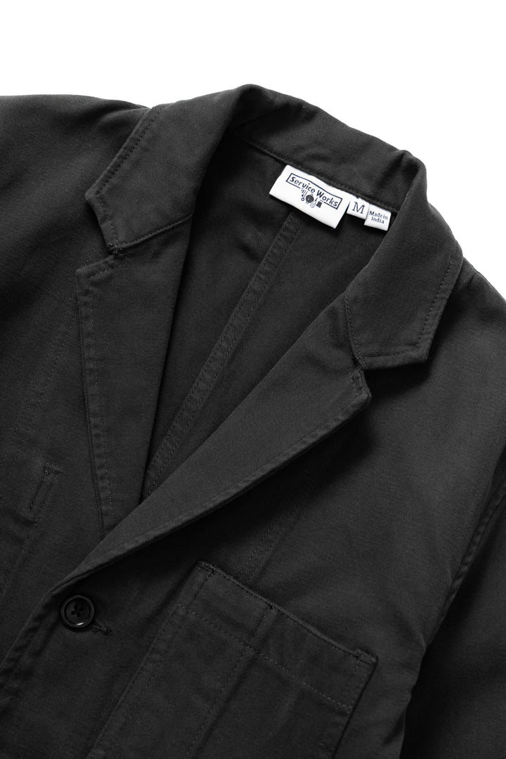 Service Works - Moleskin Server Suit Jacket - Black
