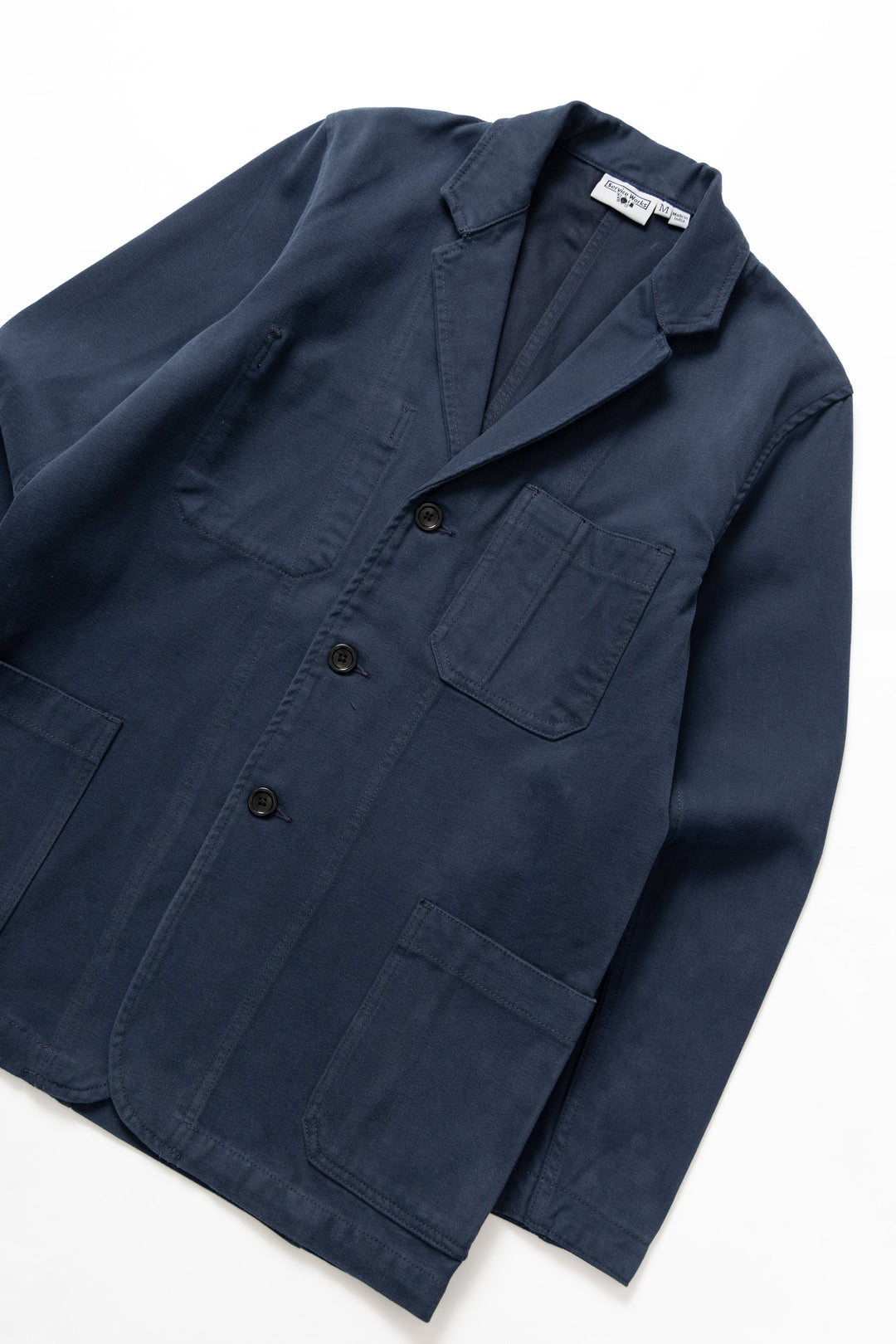 Server Mess Jacket Service Works - Moleskin Server Suit Jacket - Dark Navy – Blacksmith Store