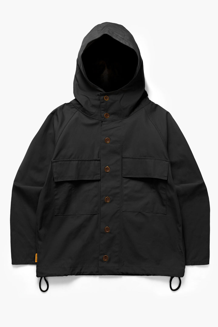 Service Works - Waxed Cotton Allotment Parka - Black