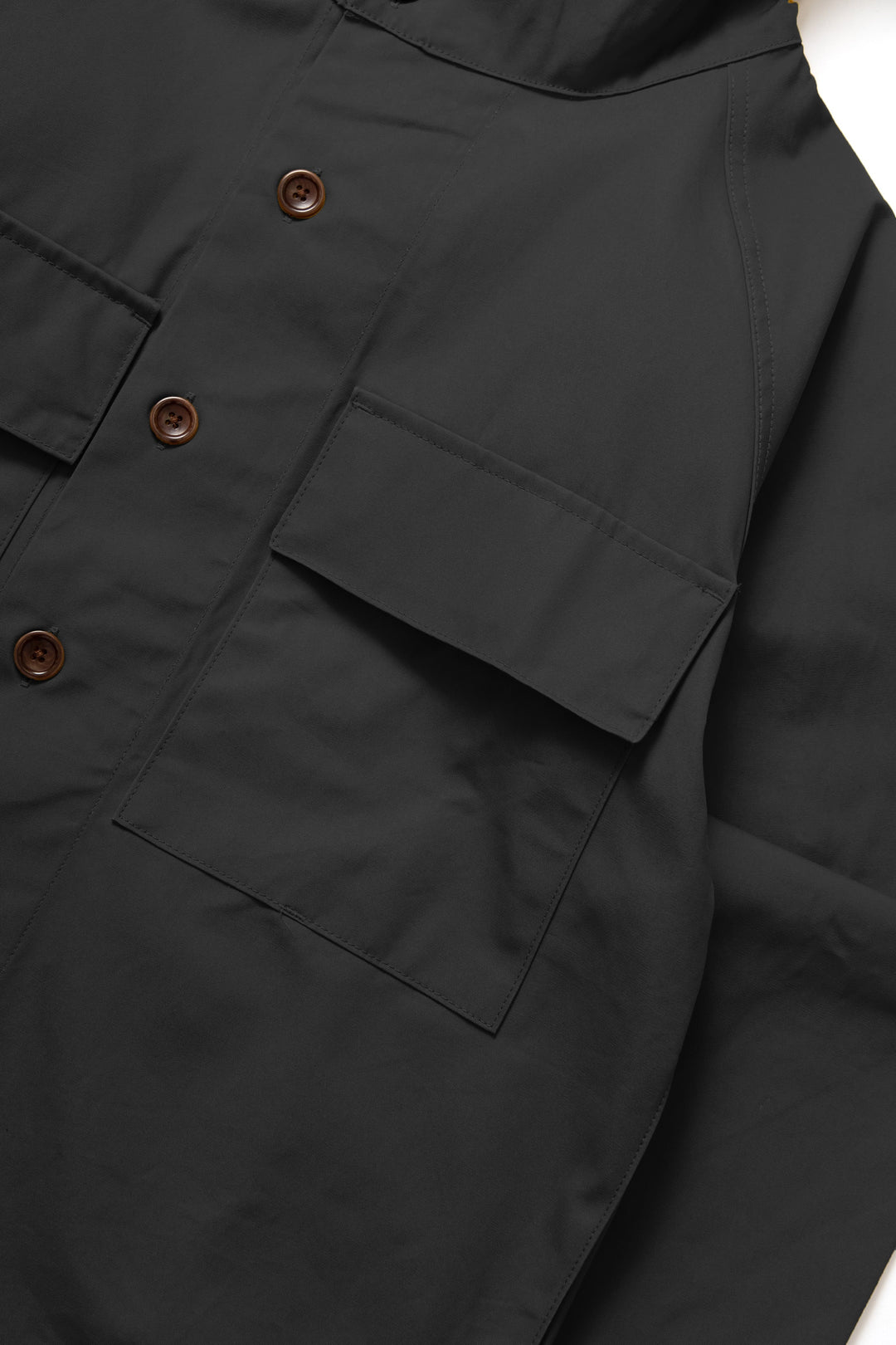 Service Works - Waxed Cotton Allotment Parka - Black