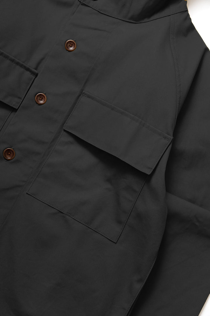 Service Works - Waxed Cotton Allotment Parka - Black