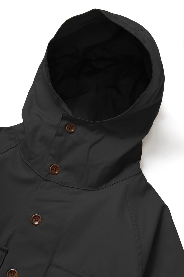 Service Works - Waxed Cotton Allotment Parka - Black