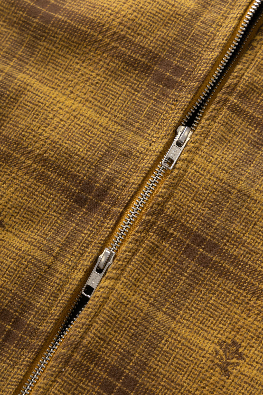 Service Works - Thistle Plaid Padded Work Vest - Ochre