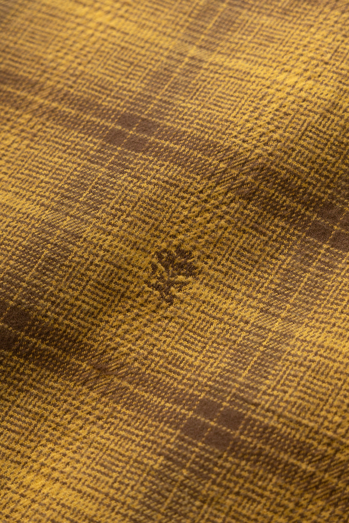 Service Works - Thistle Plaid Padded Work Vest - Ochre