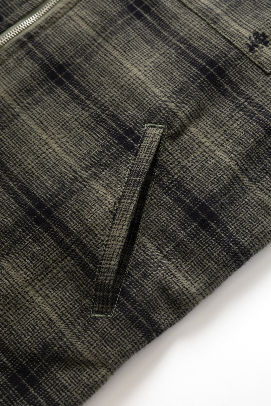 Service Works - Thistle Plaid Padded Work Vest - Olive