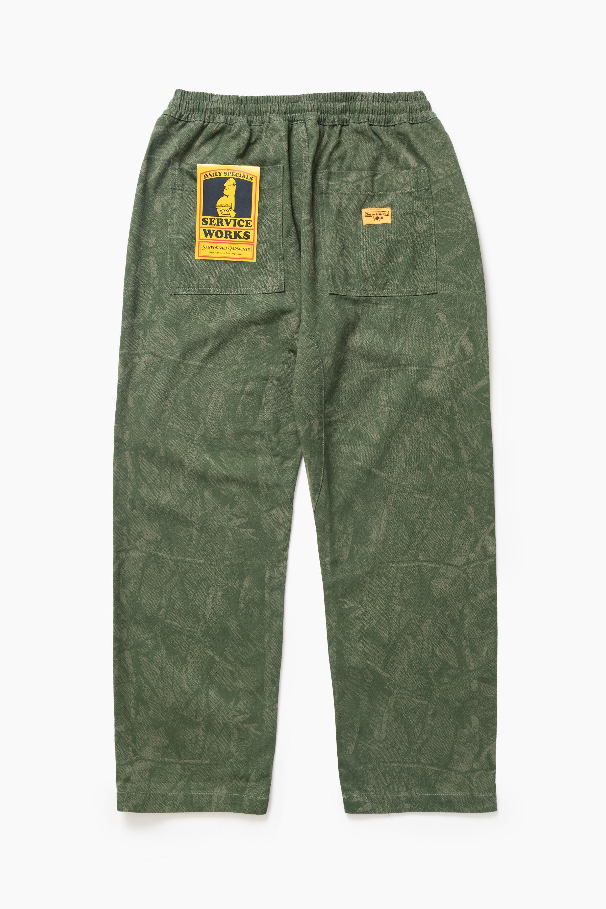 Service Works - Xerox Camo Chef Pants - Olive – Blacksmith Store