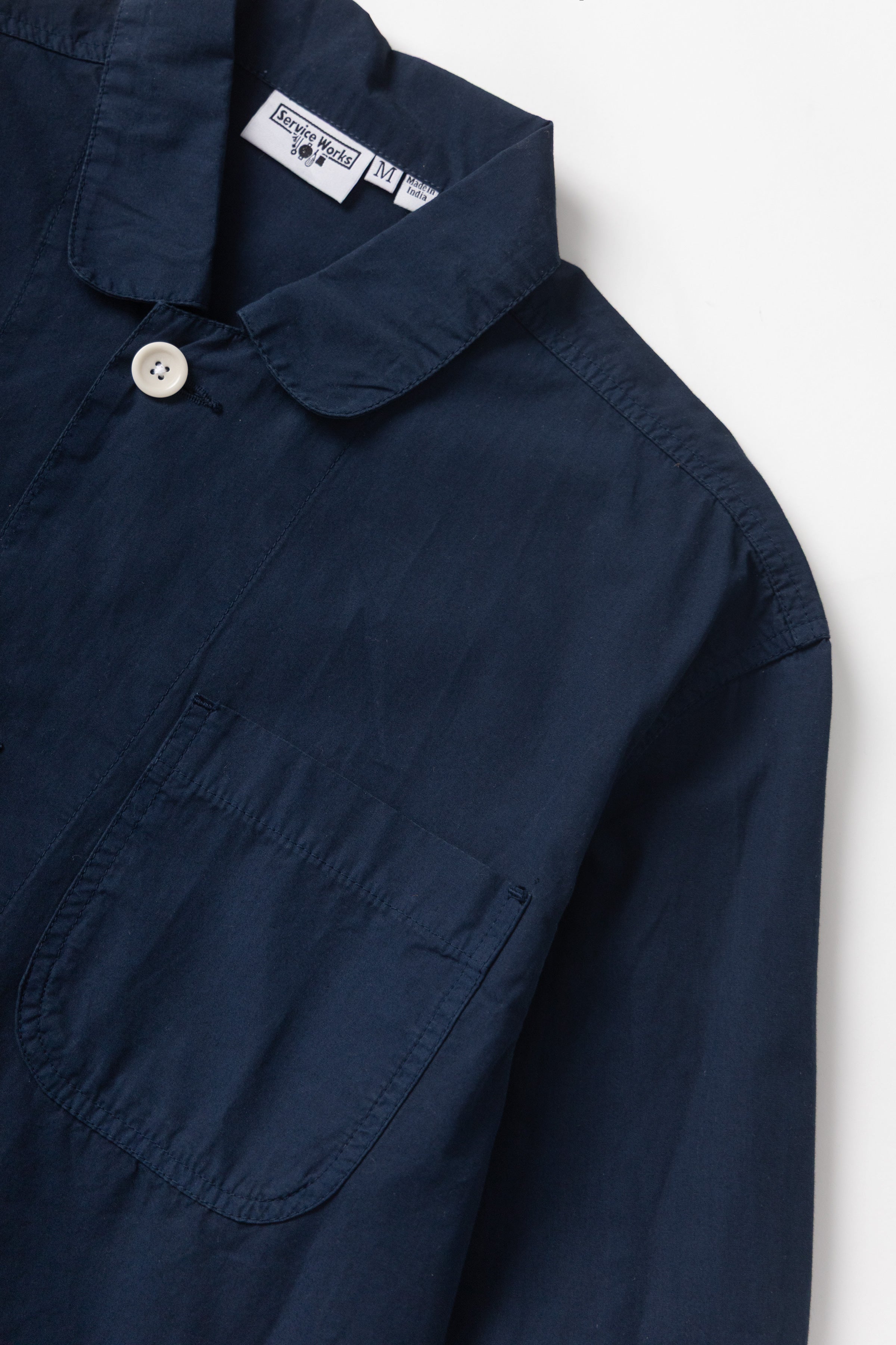 FreshService SERVICE WORK SHIRT ネイビー XXL Service Works - Easy Chef Shirt - Navy – Blacksmith Store