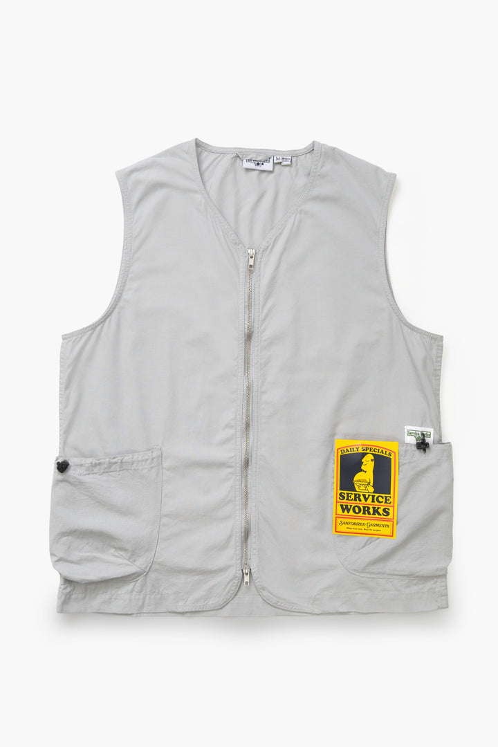 Service Works - Gardener Vest - Silver