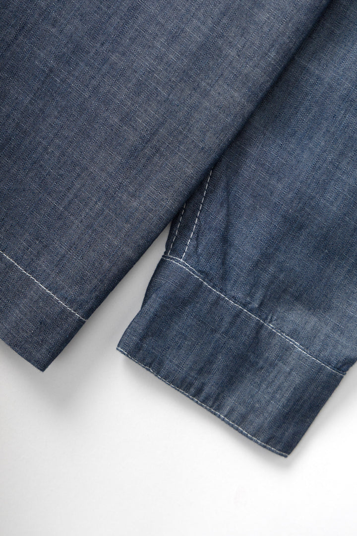 Service Works - Chambray Resort Shirt - Dark Blue