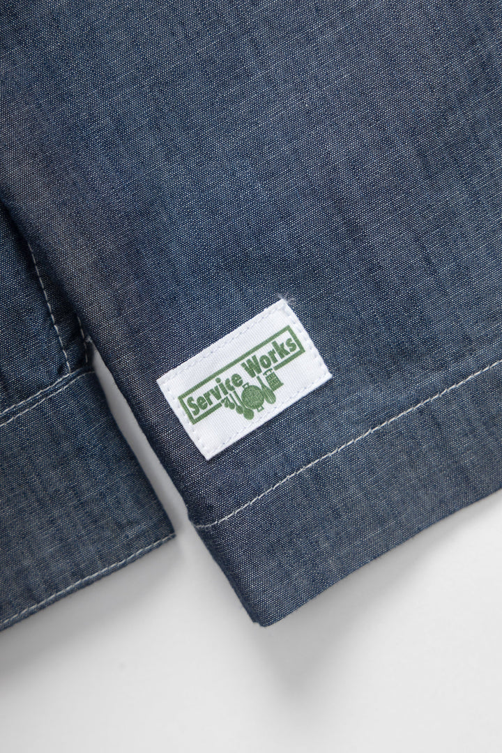 Service Works - Chambray Resort Shirt - Dark Blue