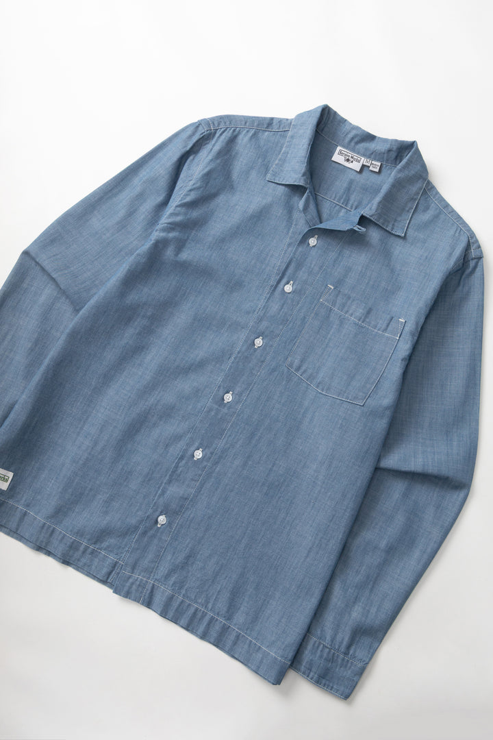 Service Works - Chambray Resort Shirt - Light Blue
