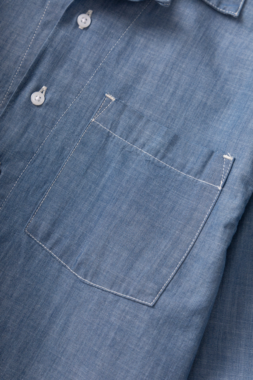 Service Works - Chambray Resort Shirt - Light Blue
