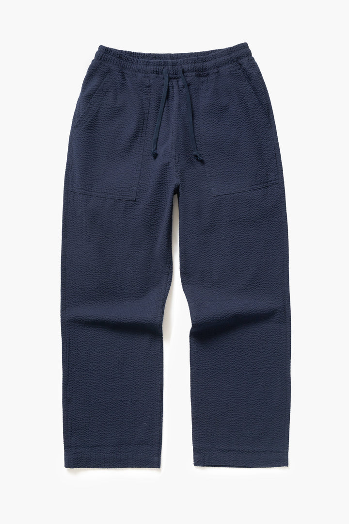 Service Works - Seersucker Chef Pants - Dark Navy