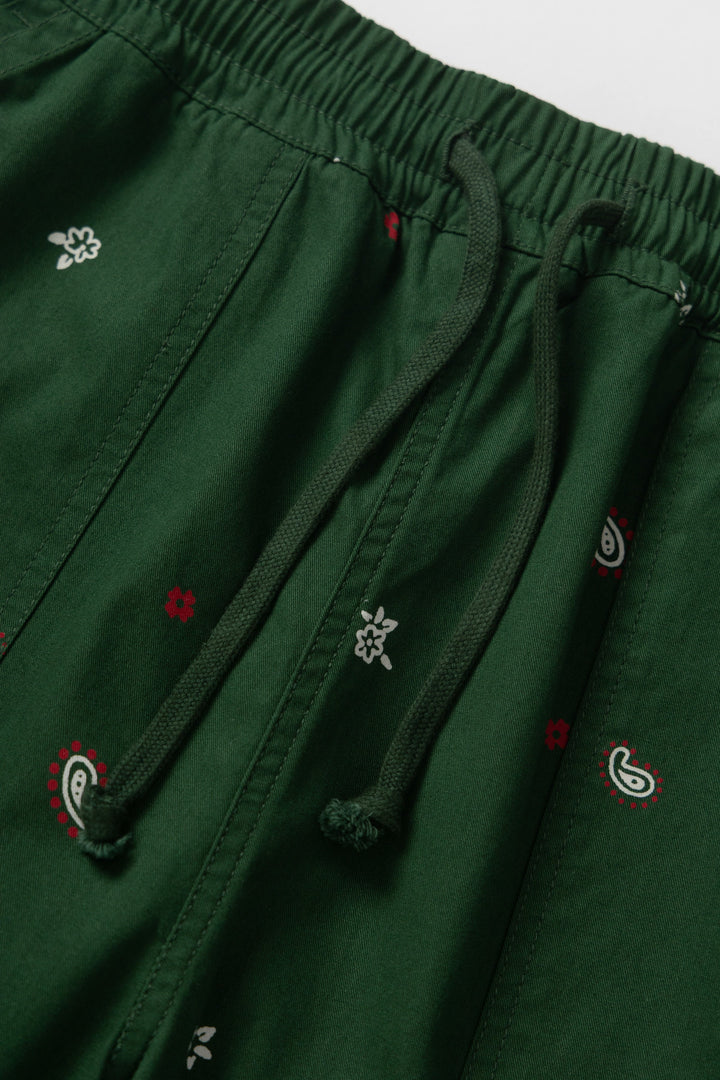 Service Works - Paisley Chef Pants - Forest