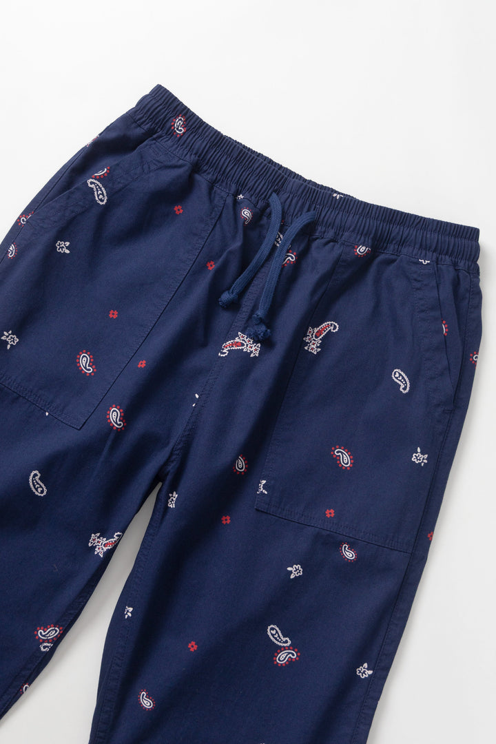 Service Works - Paisley Chef Pants - Royal