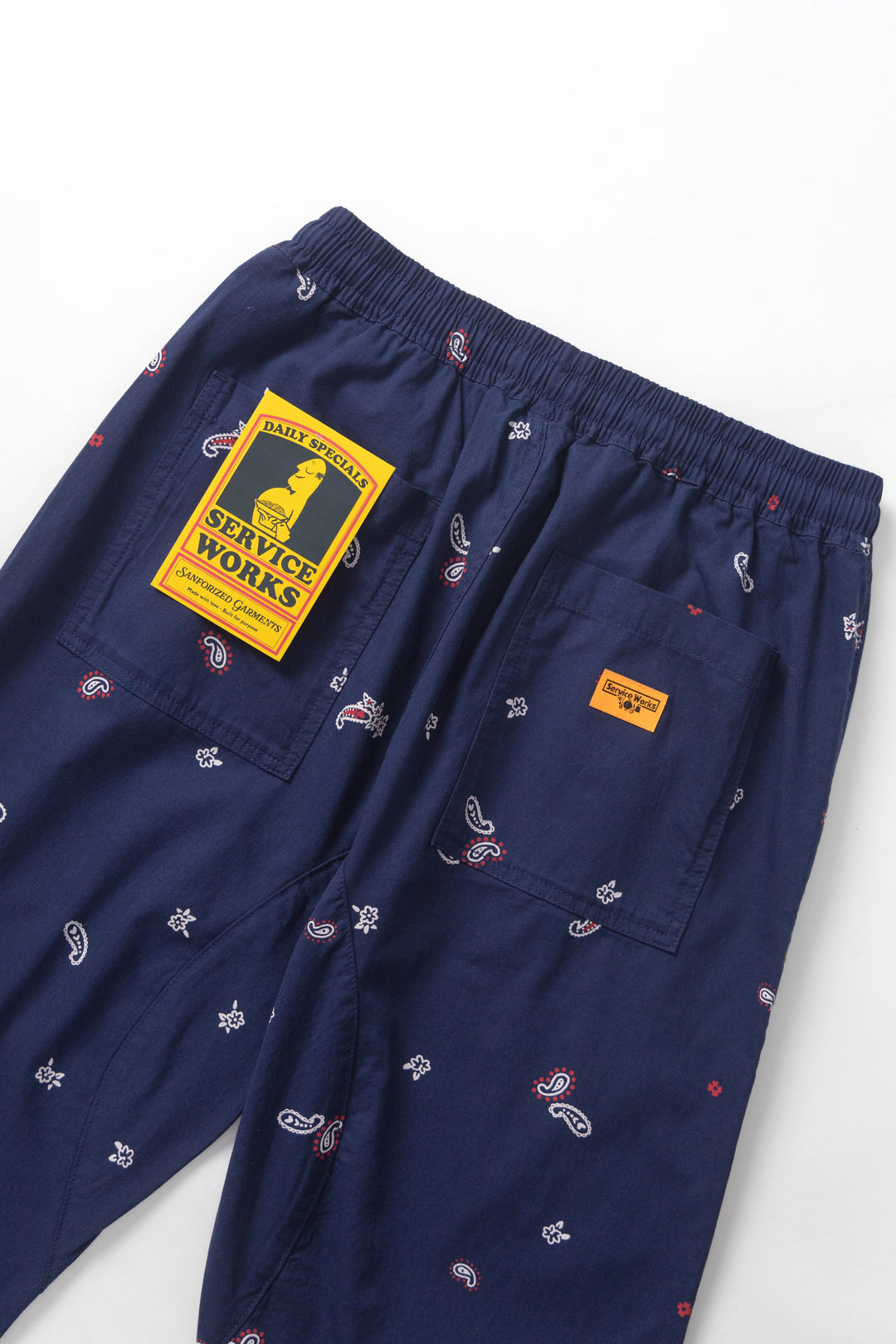 Service Works - Paisley Chef Pants - Royal