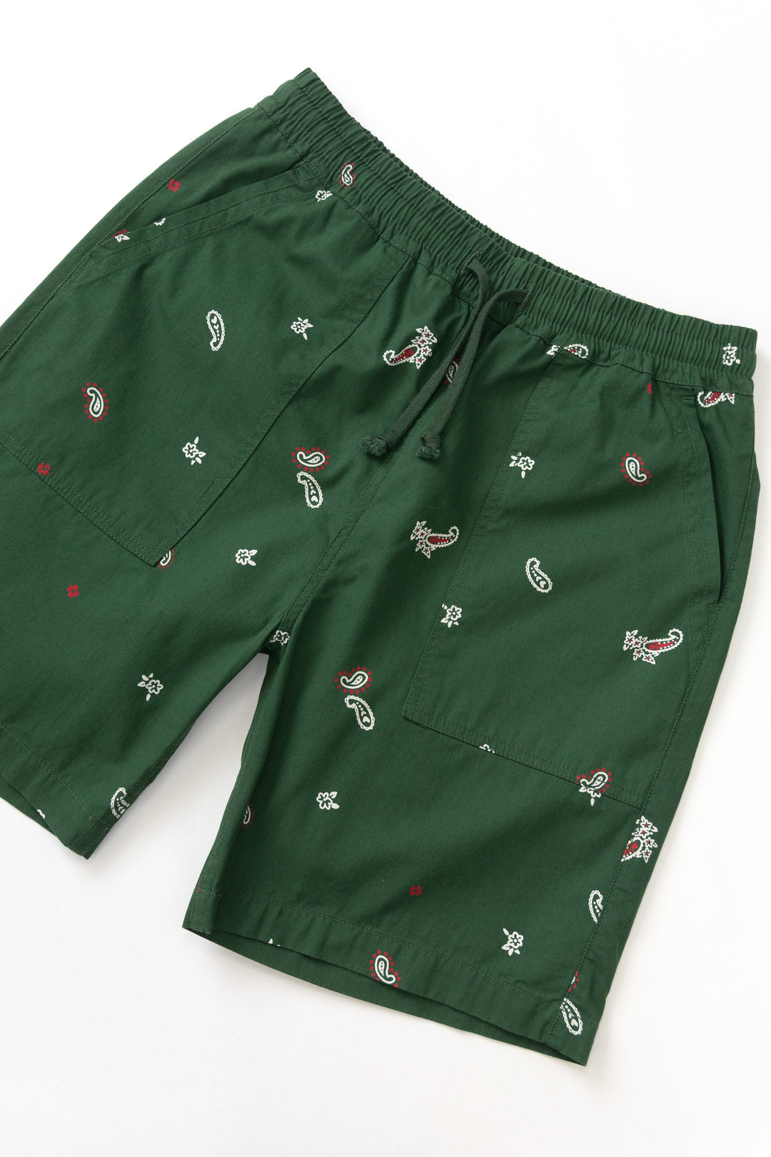 Service Works - Paisley Chef Shorts - Forest