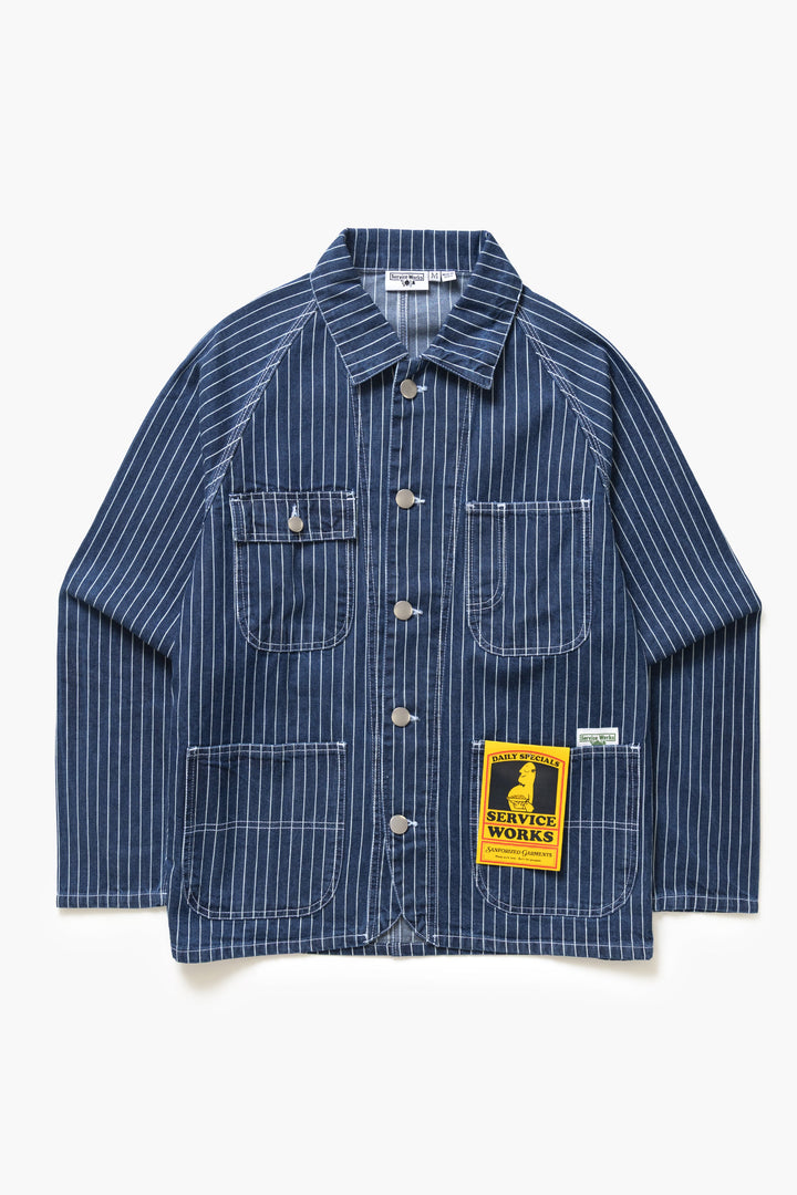 Service Works - Pinstripe Denim Coverall 2.0 - Indigo