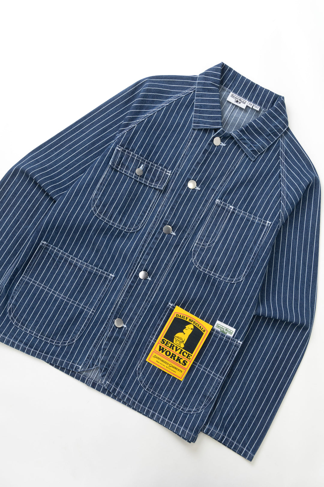 Service Works - Pinstripe Denim Coverall 2.0 - Indigo