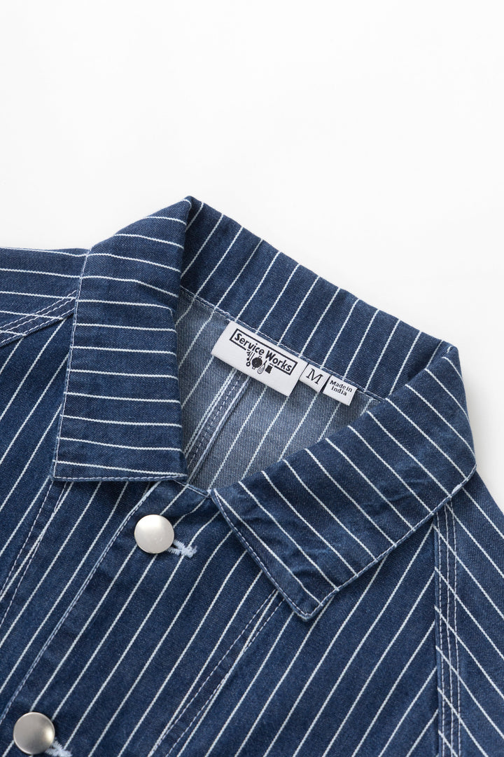 Service Works - Pinstripe Denim Coverall 2.0 - Indigo