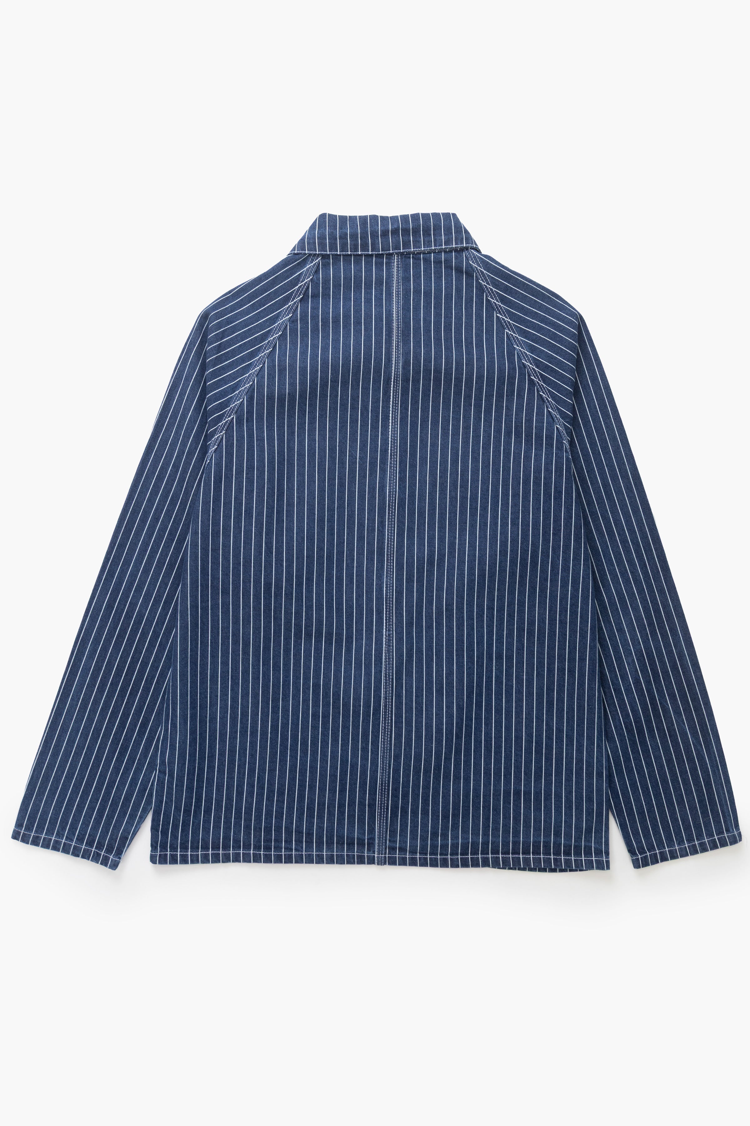 本日限定　新品　アプレッセ　Indigo Pin Check Coverall A.PRESSE ”Indigo Pin Check Coverall” color : INDIGO size : 1,2,3