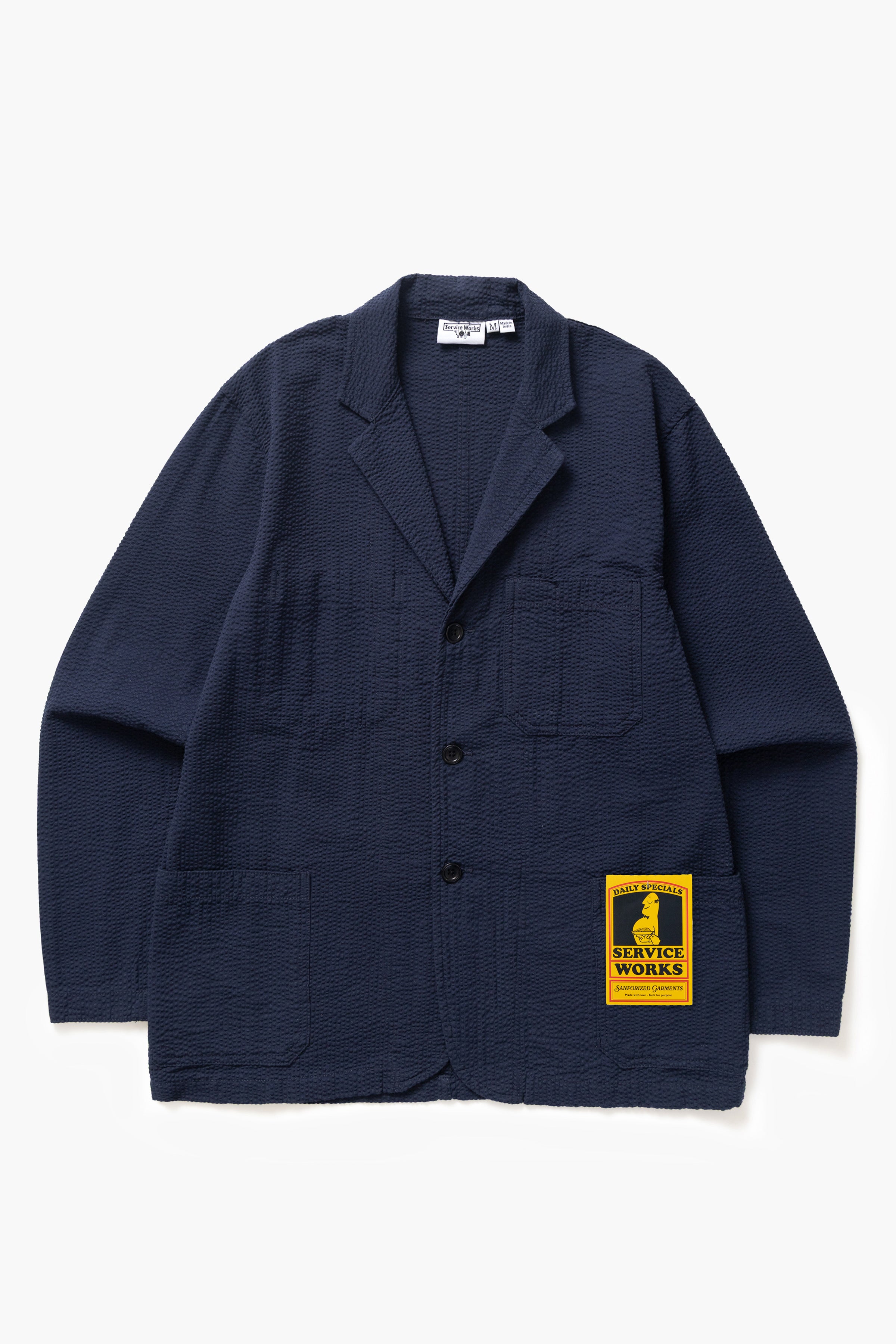 GDSS ジーディーエスエス 24SS 日本製 SMOKING JACKET スモーキングジャケット 100-GDS-233005 S NAVY ジャージー サイドライン アウター【中古】【GDSS】 Stripes For Creative - S.F.C 26SS エスエフシー ZIP NYLON SPORTY