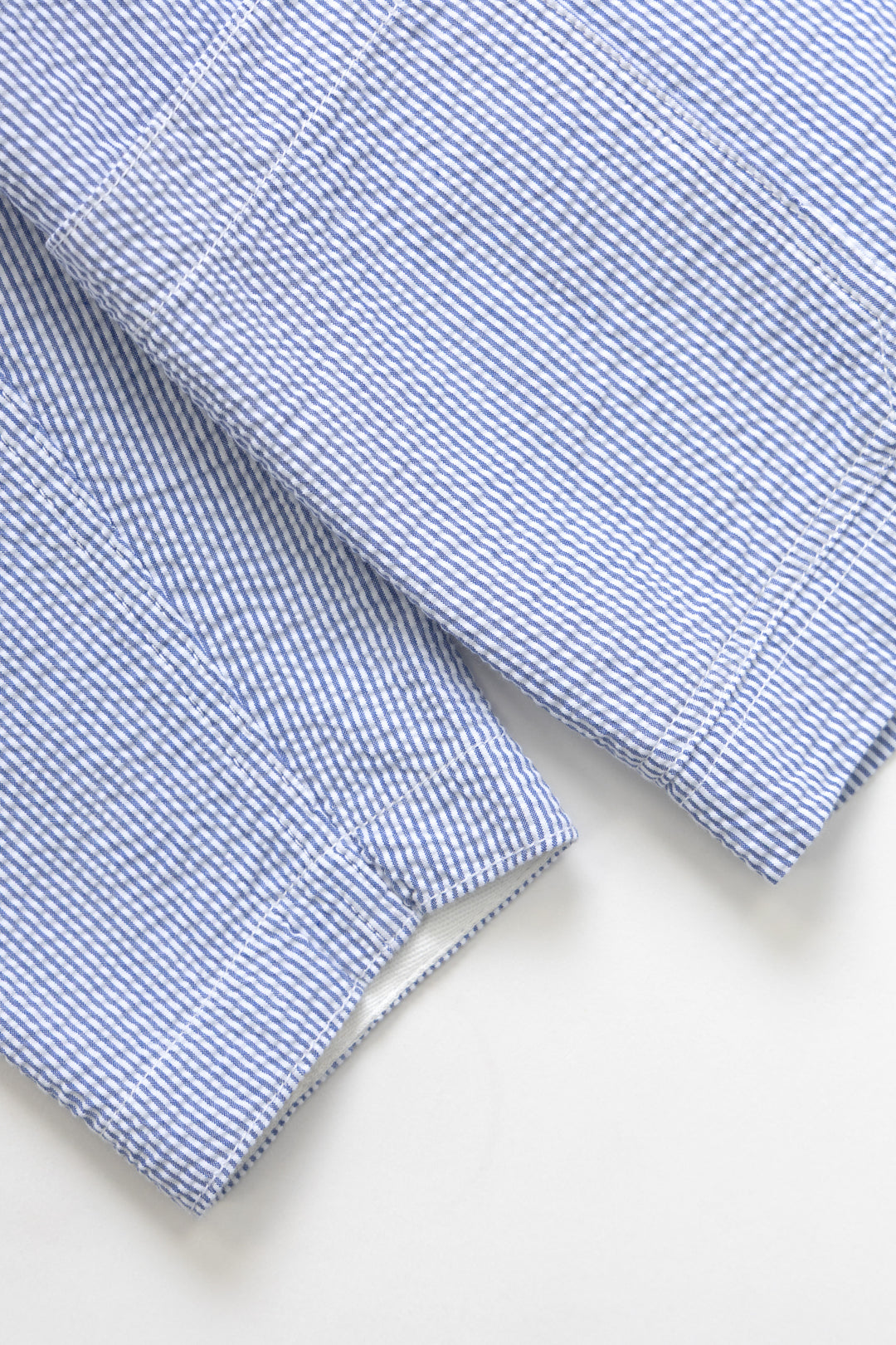 Service Works - Seersucker Server Suit Jacket - Navy Stripe