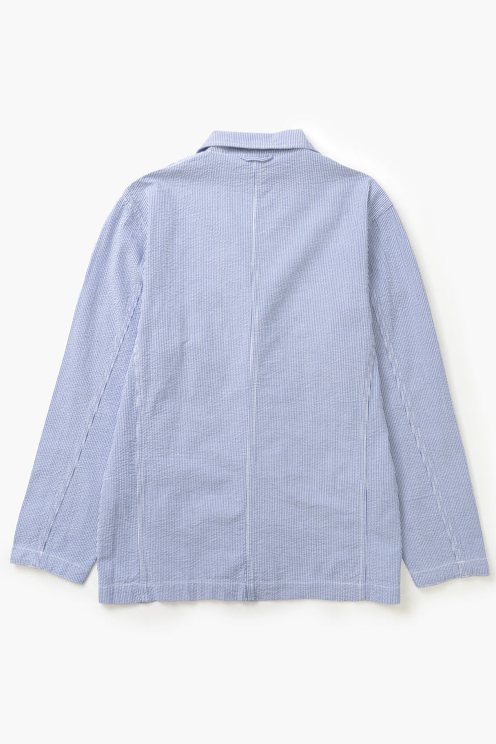 Service Works - Seersucker Server Suit Jacket - Navy Stripe