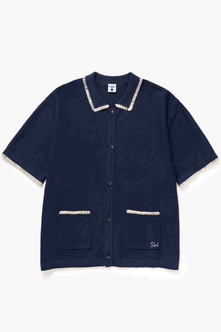 Service Works - Blanket Stitch Knit - Navy