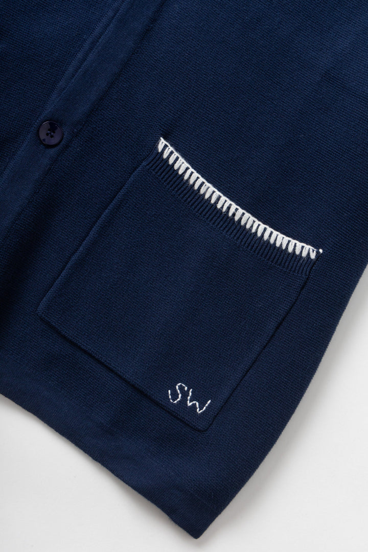 Service Works - Blanket Stitch Knit - Navy