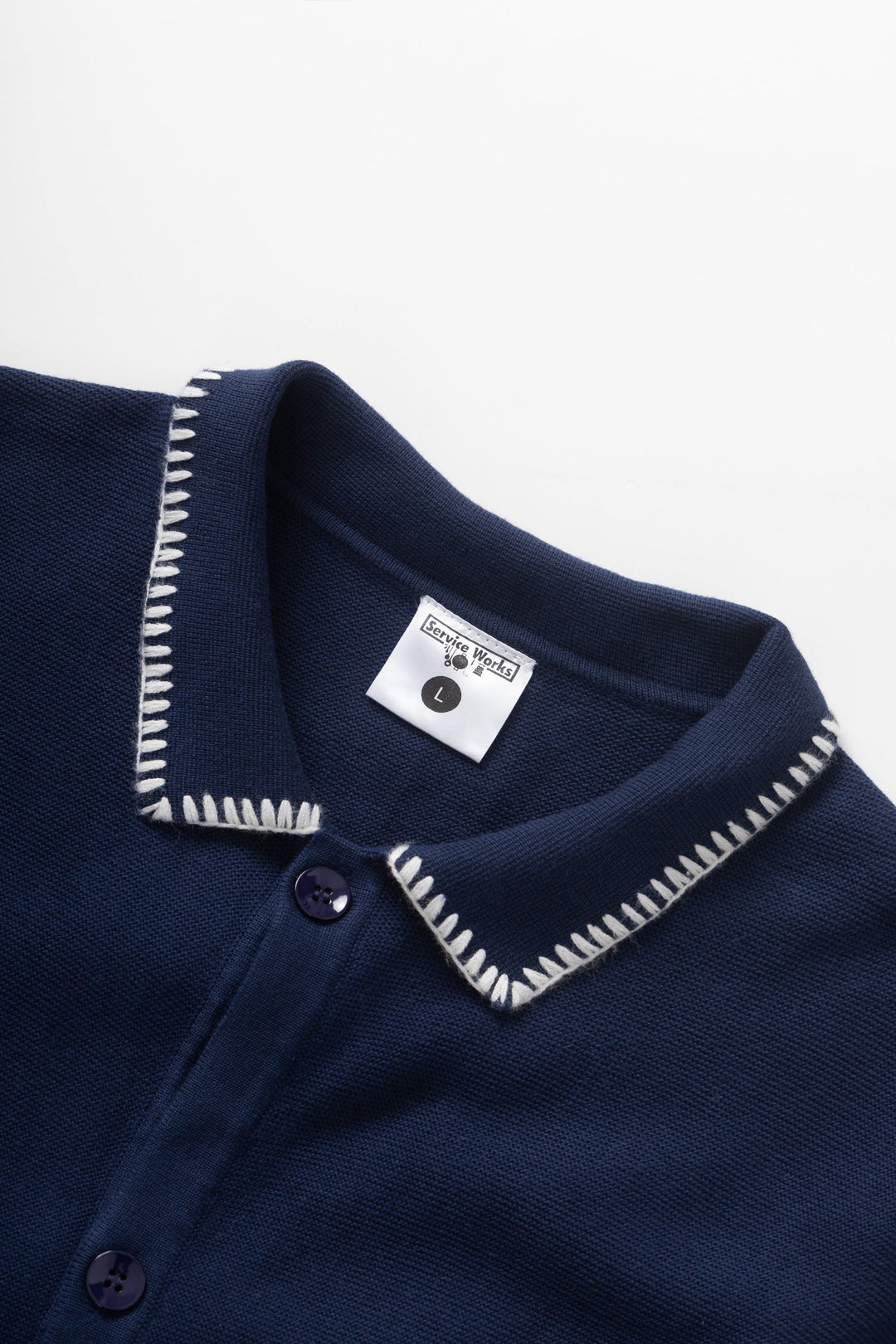 Service Works - Blanket Stitch Knit - Navy