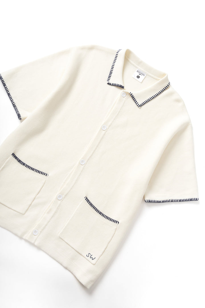 Service Works - Blanket Stitch Knit - Off-White