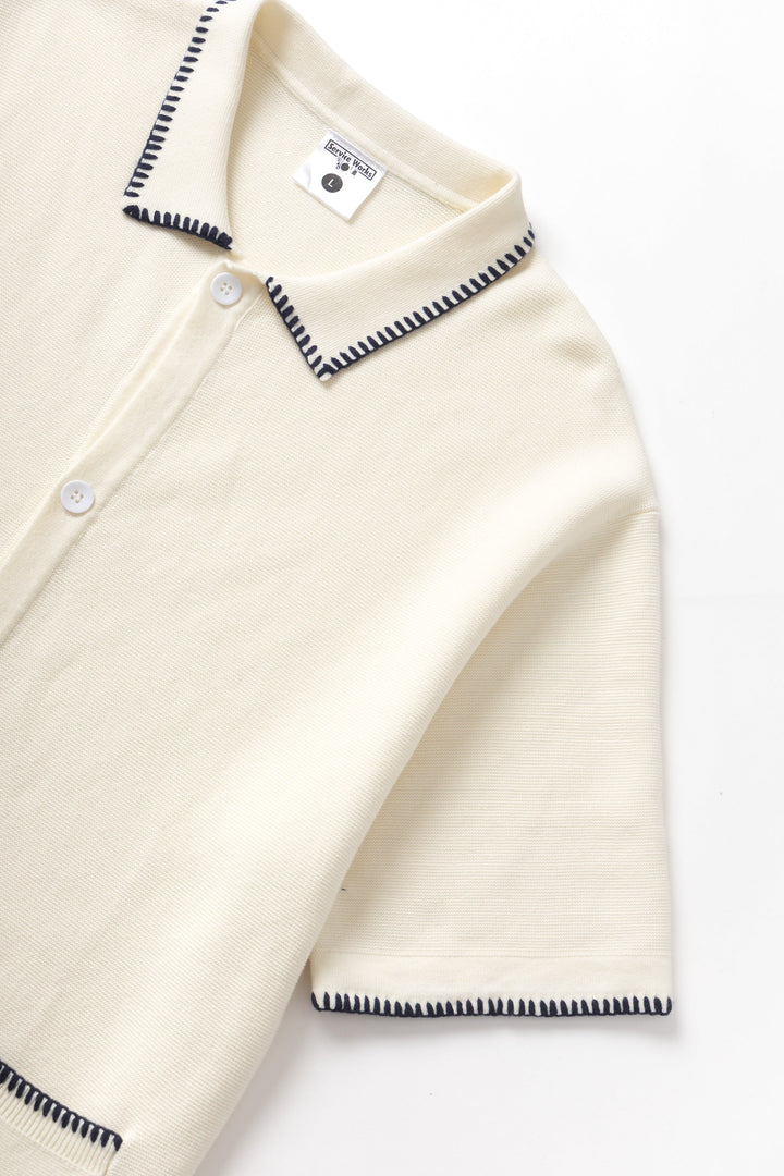 Service Works - Blanket Stitch Knit - Off-White