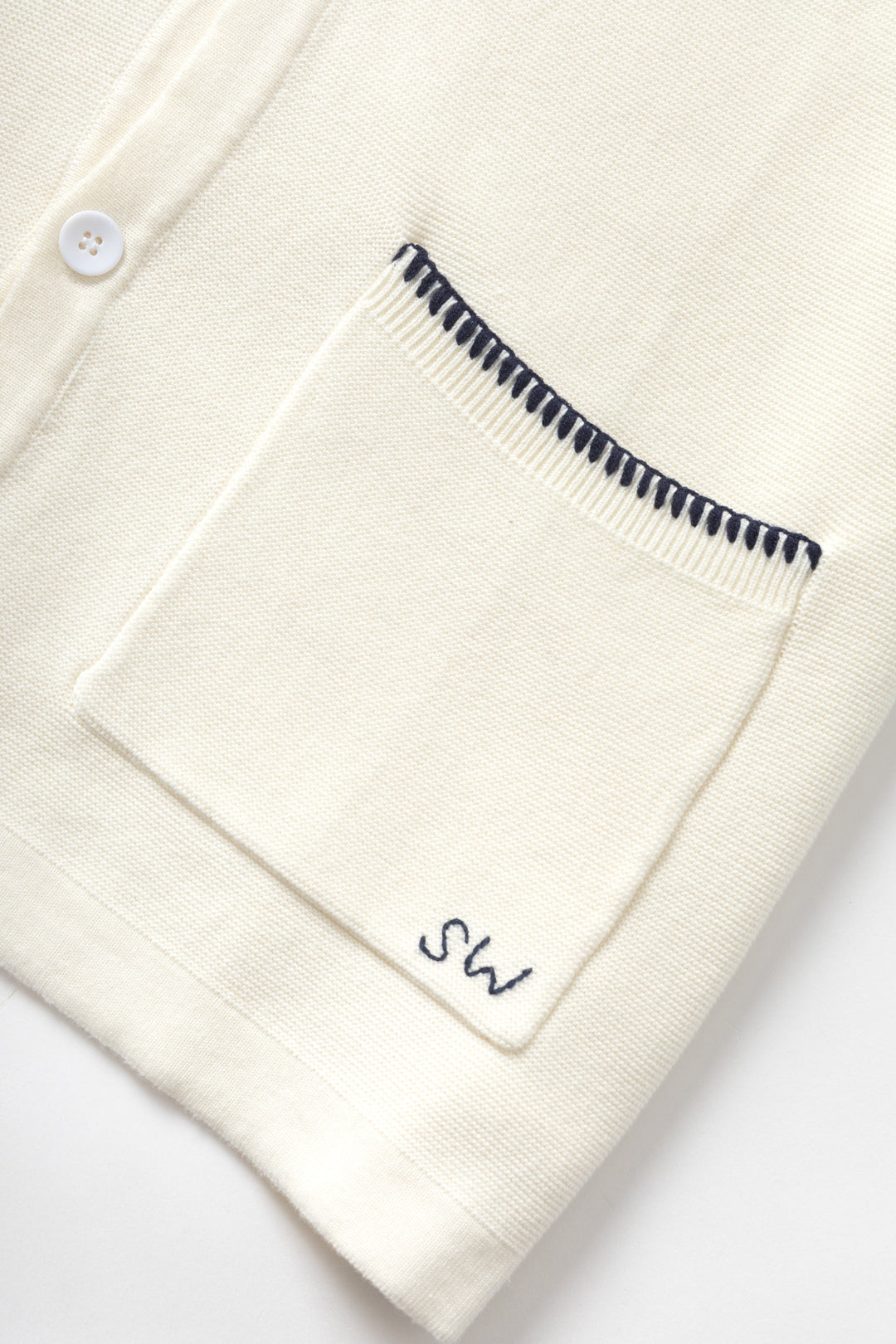 Service Works - Blanket Stitch Knit - Off-White