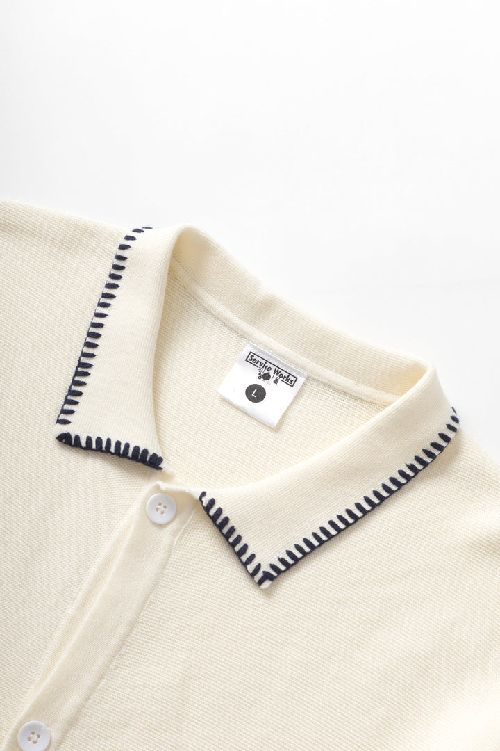 Service Works - Blanket Stitch Knit - Off-White