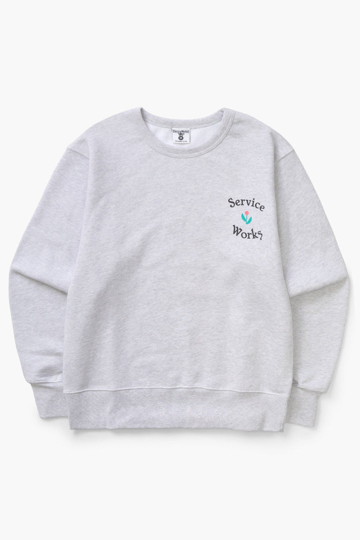 Service Works - In Bloom Crewneck - Ash