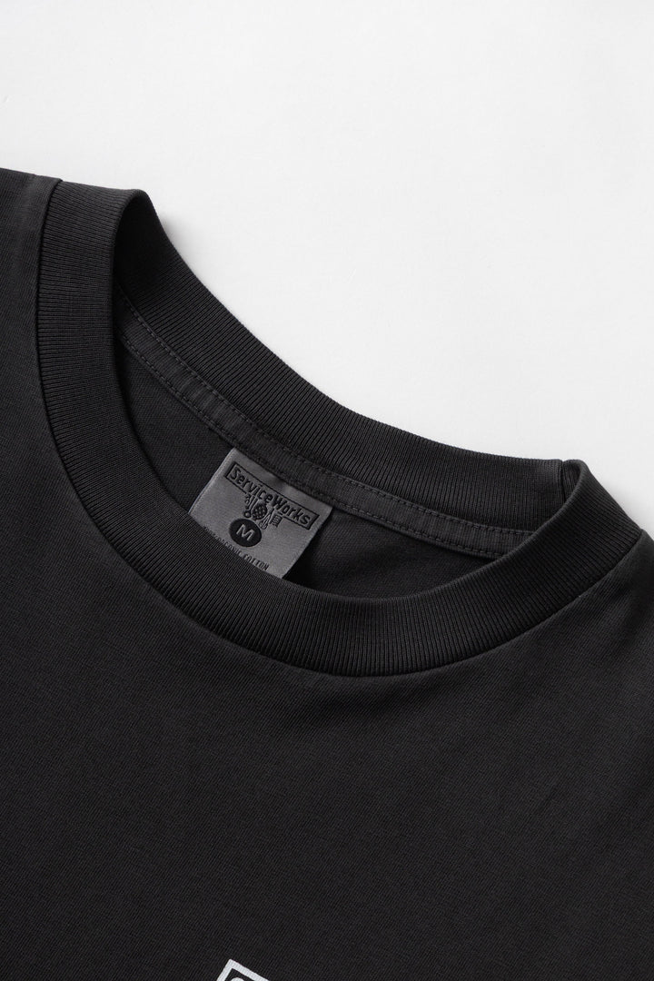Service Works - Pigment Dyed Trademark Tee - Black