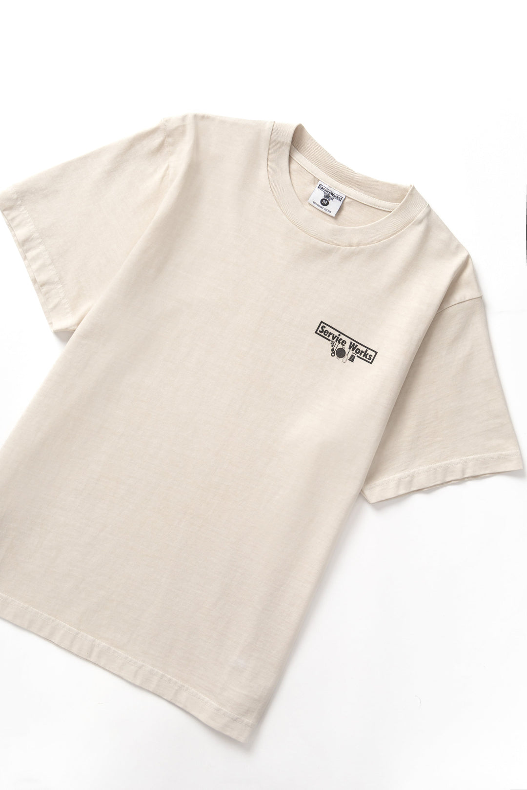 Service Works - Pigment Dyed Trademark Tee - Natural