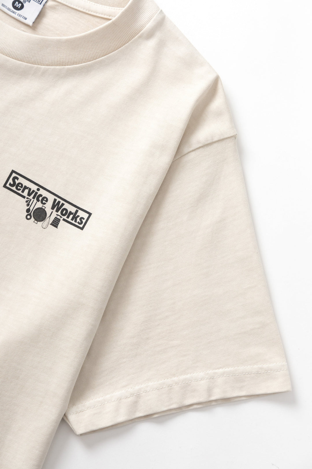 Service Works - Pigment Dyed Trademark Tee - Natural