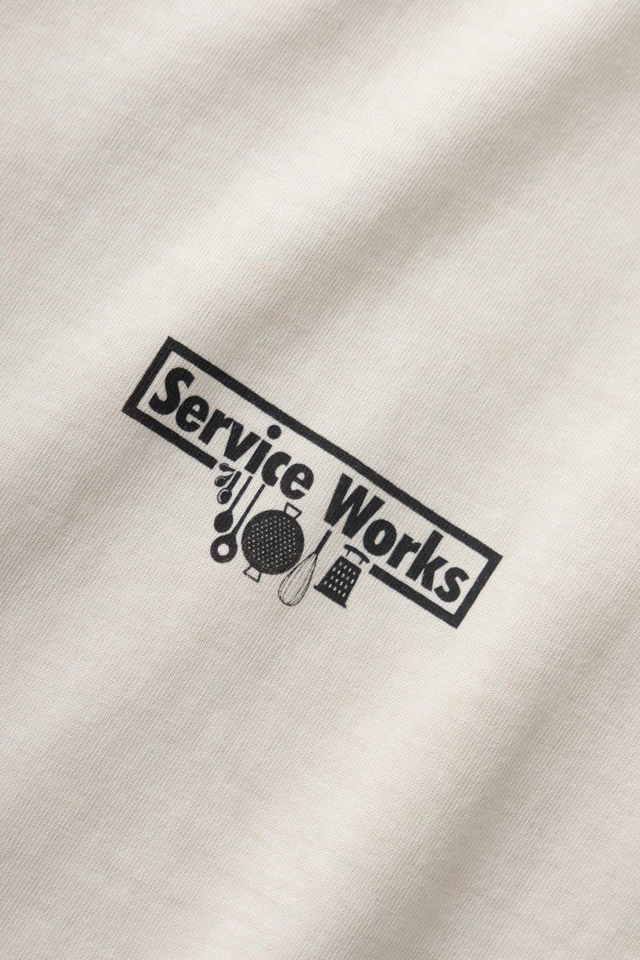 Service Works - Pigment Dyed Trademark Tee - Natural