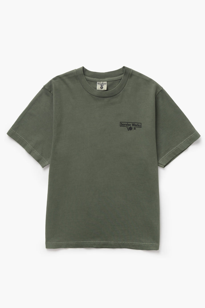 Service Works - Pigment Dyed Trademark Tee - Olive