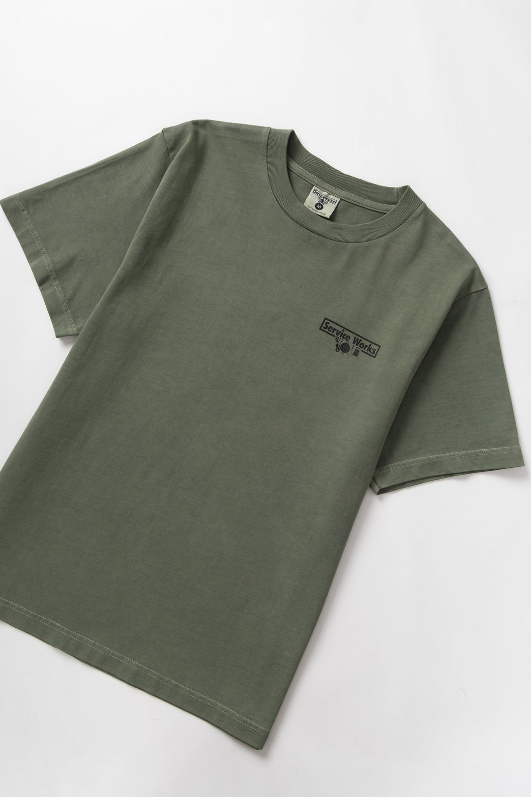 Service Works - Pigment Dyed Trademark Tee - Olive