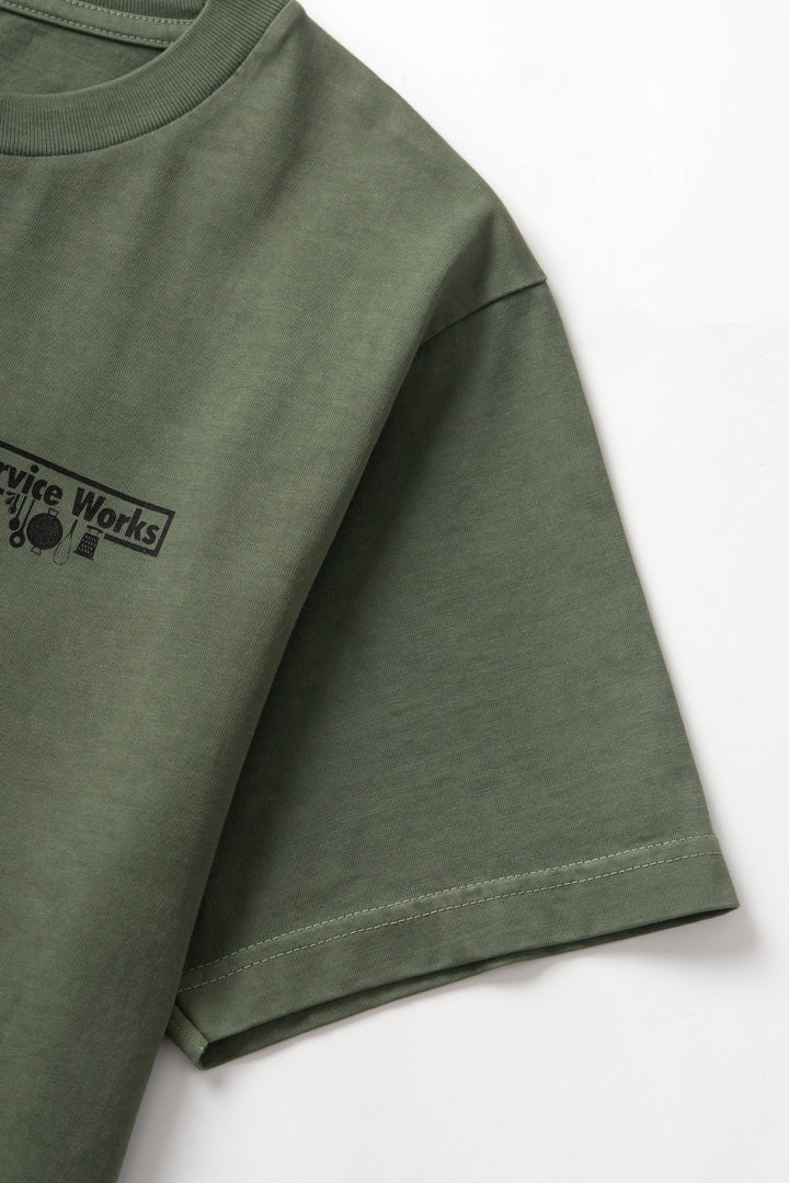 Service Works - Pigment Dyed Trademark Tee - Olive