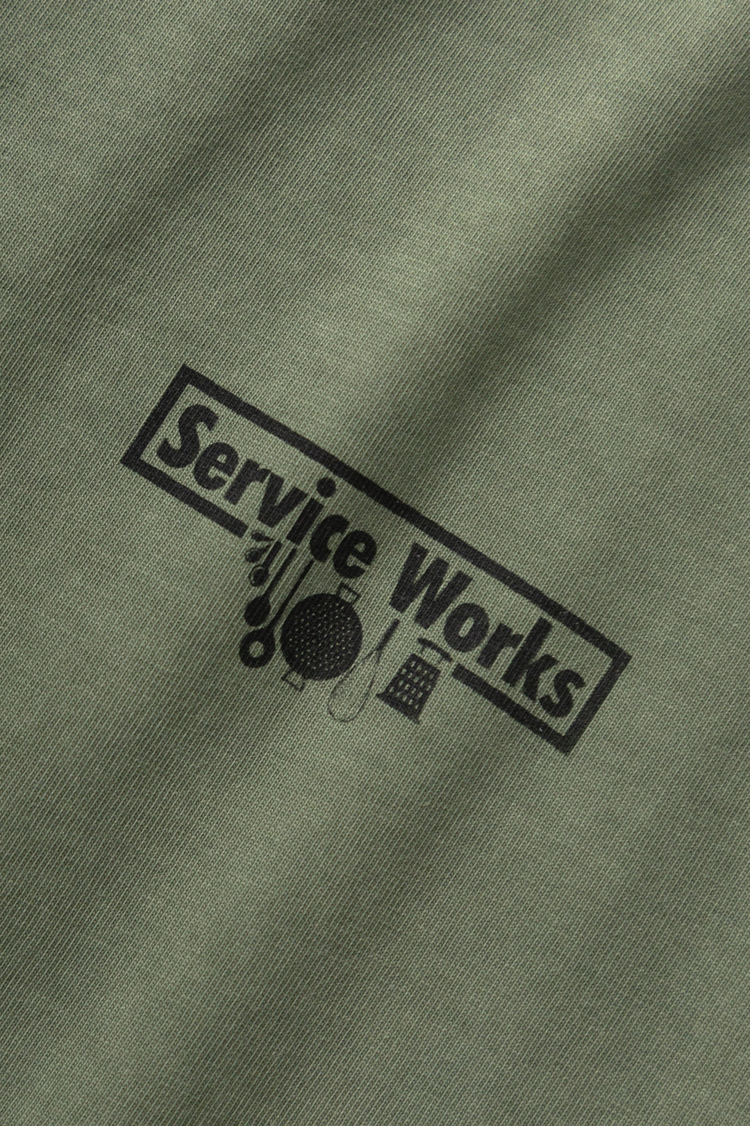 Service Works - Pigment Dyed Trademark Tee - Olive