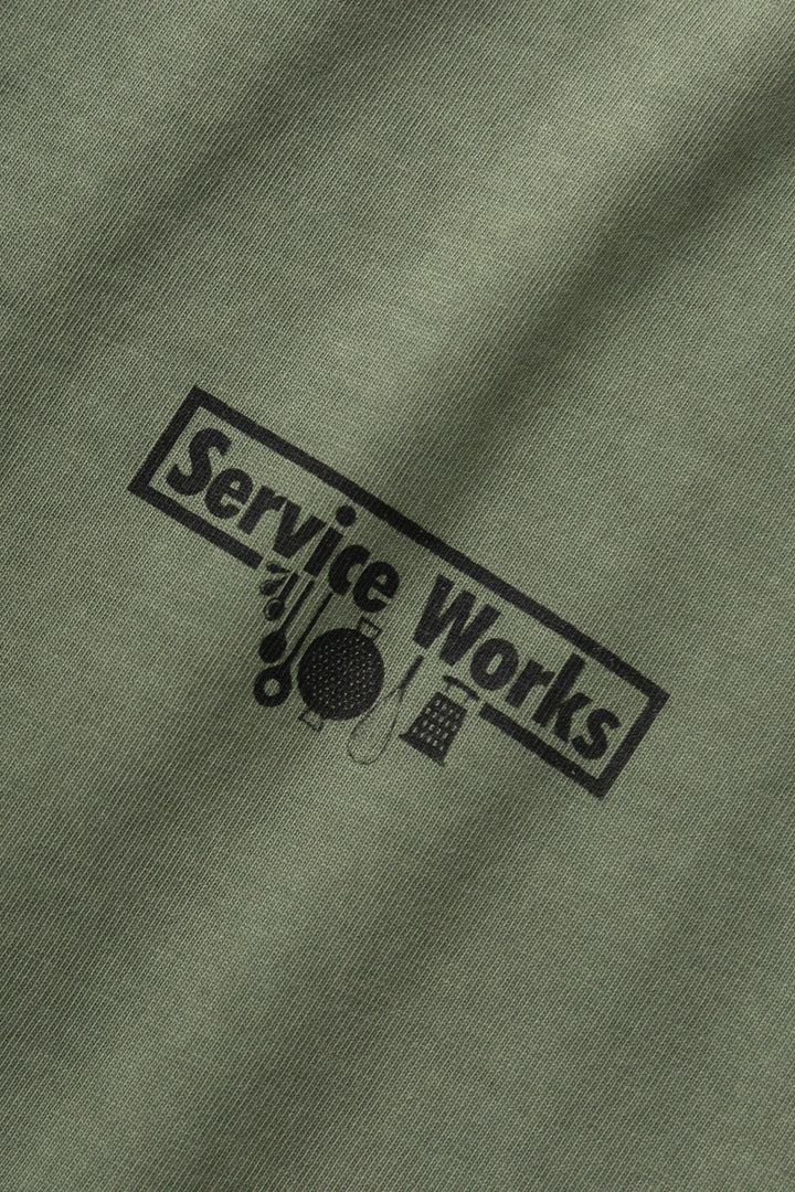 Service Works - Pigment Dyed Trademark Tee - Olive