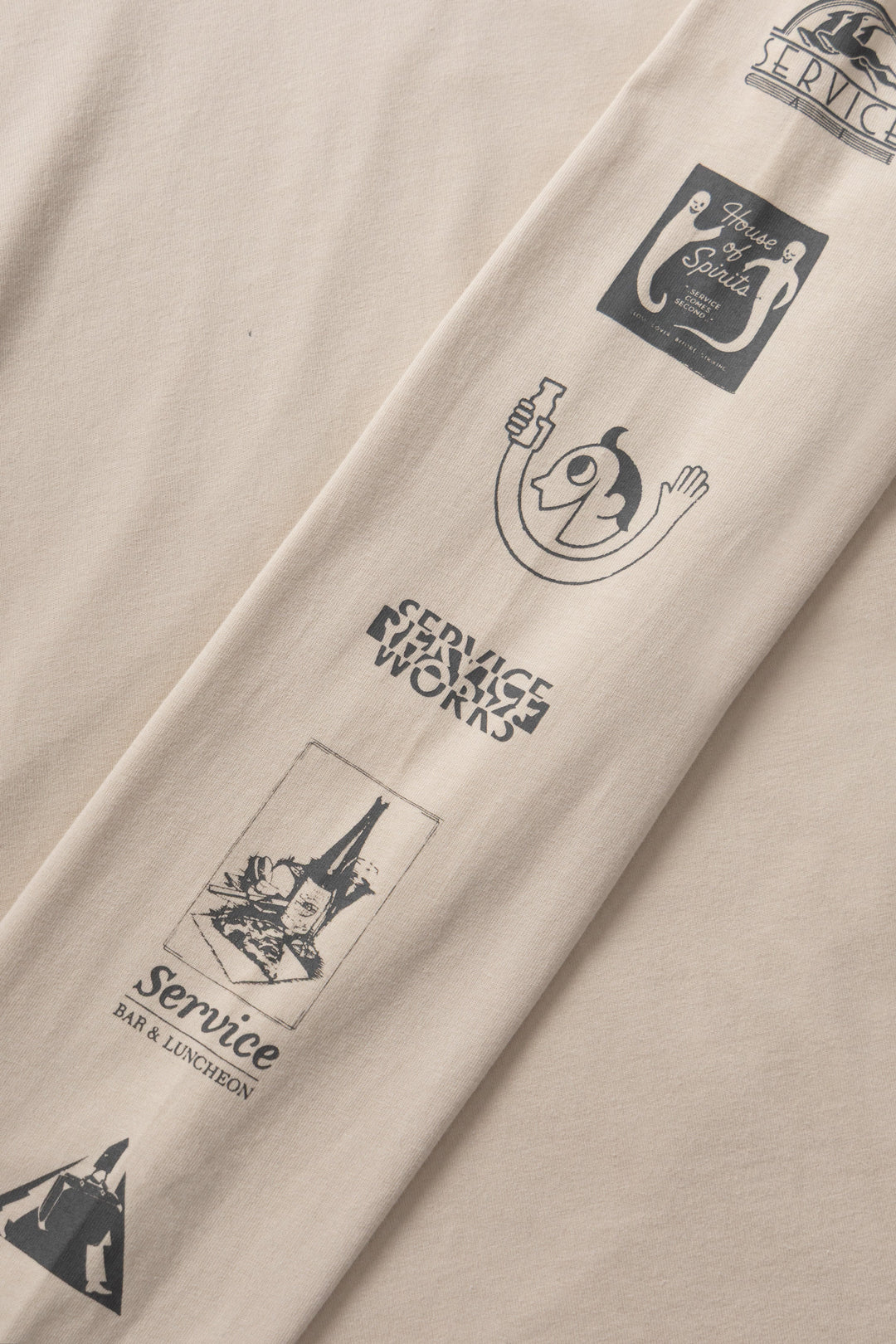 Service Works - Bootleg Long Sleeve Tee - Natural